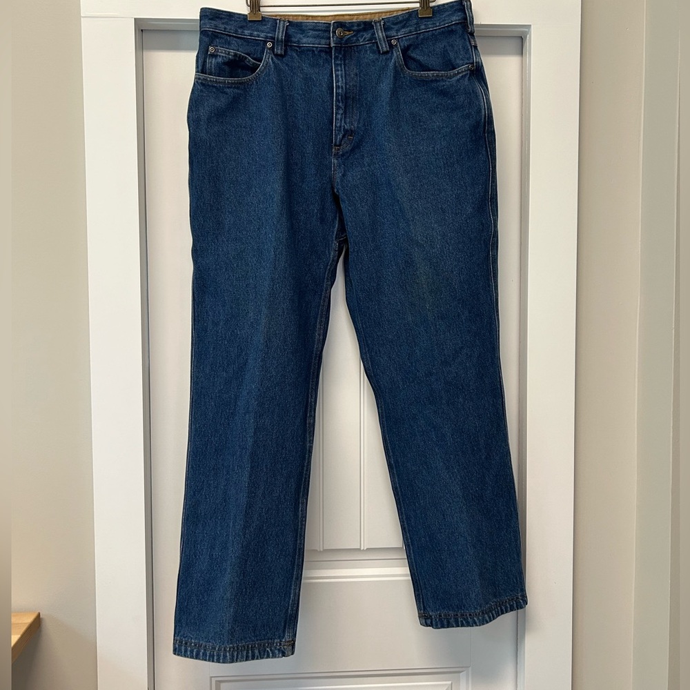 Duluth Trading Company Men’s Denim Fire Hose Jeans 3237-18 Size 37 x 32